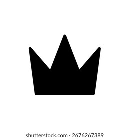 Crown icon vetor para aplicação web e móvel. coroa sinal e símbolo