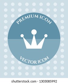 Crown Icon for Web. Application, Software & Graphic Design.