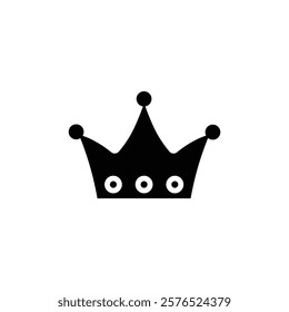 Crown icon web design in vector