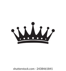 Crown icon.Flat color design.Vector illustration isolated on white background.