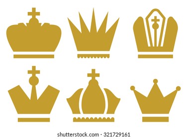 Crown icons collection