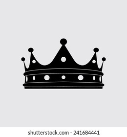 Crown icons on a grey background