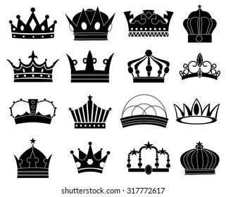 金色和蓝色冠设置 小王子设计元素 模板轮廓的冠激光切割 设置的金冠图标 小王子的剪影 的类似图片 库存照片和矢量图