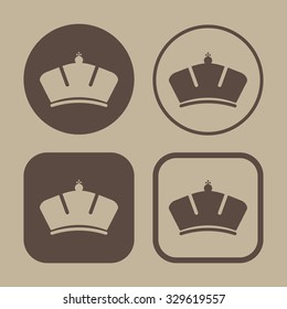 Crown Icons Set