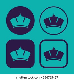 Crown Icons Set