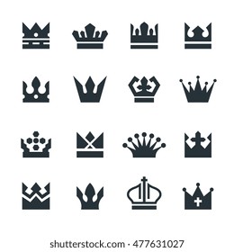 Crown Icons set