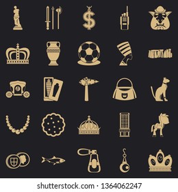 Crown icons set. Simple set of 25 crown vector icons for web for any design