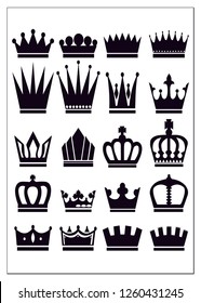 Crown icons - Vector