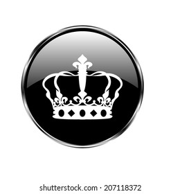  Crown icons - vector button