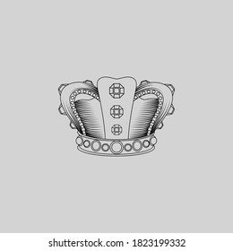 crown icon,symbol and vector,Can be used for web, print and mobile