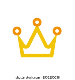 Crown icon,vector illustration. Flat design style. vector crown icon illustration isolated on White background, crown icon Eps10. crown icons graphic design vector symbols.