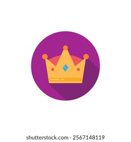 Crown illustration logo icon vector design