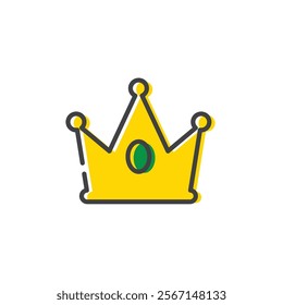 Crown illustration logo icon vector design