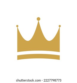 Crown illustration logo template vector design