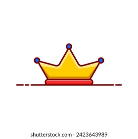 Crown illustration. Vector crown. Crown icon