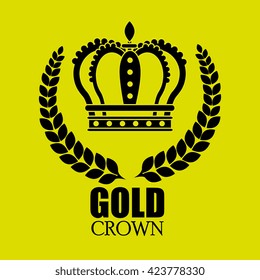 crown isolated design 