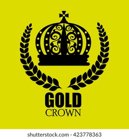 crown isolated design 