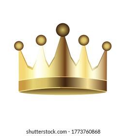 Crown Isolated On White Background