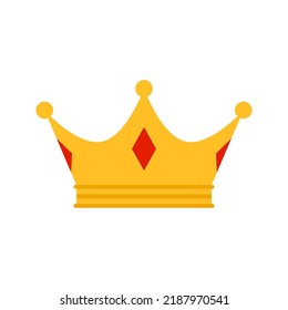 Corona aislada en un fondo blanco