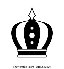 Crown isolated on white background