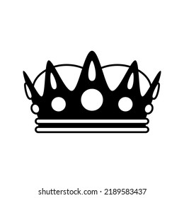 Crown isolated on white background
