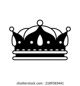 Crown isolated on white background