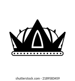 Corona aislada en un fondo blanco