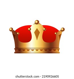Corona aislada en un fondo blanco