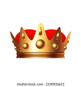 Crown isolated on white background