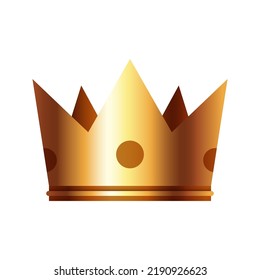 Crown isolated on white background