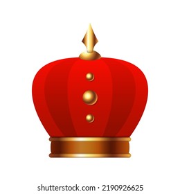 Crown isolated on white background