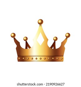Crown isolated on white background