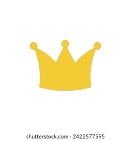 Crown isolated on white background vector illustration