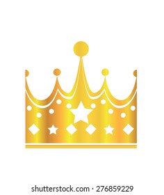 Crown, Isolated On White Background