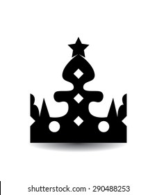 Crown, Isolated On White Background