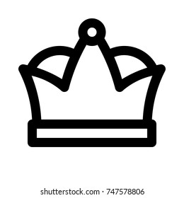 crown isolated on white background