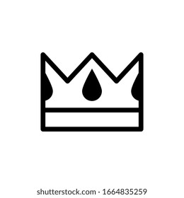 Crown isolated simple vector icon