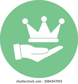 Crown Isolated Vector icon which can easily modify or edit

