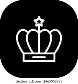 Crown jewelry icon with black filled line outline style. luxury, kingdom, king, jewelry, crown, queen, royal. Vector Illustration