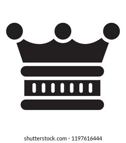 Crown with jewels as royalty symbol