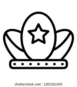 Crown with jewels as royalty symbol