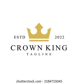 Kronensymbol Logo-Design kreative Vektordesign-Inspiration