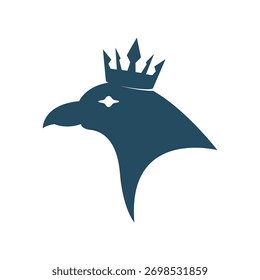Crown King icon logo design