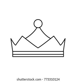 Crown King icon  outline