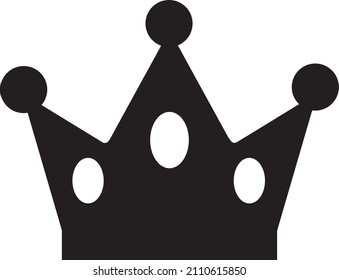 Crown of a king icon vector. Crown symbol