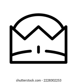 Crown King Icon Vector Symbol Design Illustration