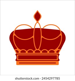 Crown King Illustration Perfect to Complete Your Design