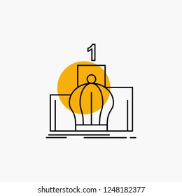 Crown, king, leadership, monarchy, royal Line Icon