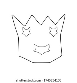 crown king logo design crown