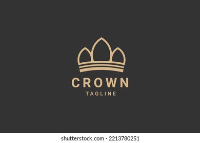Crown King Mobius Logo Design Template